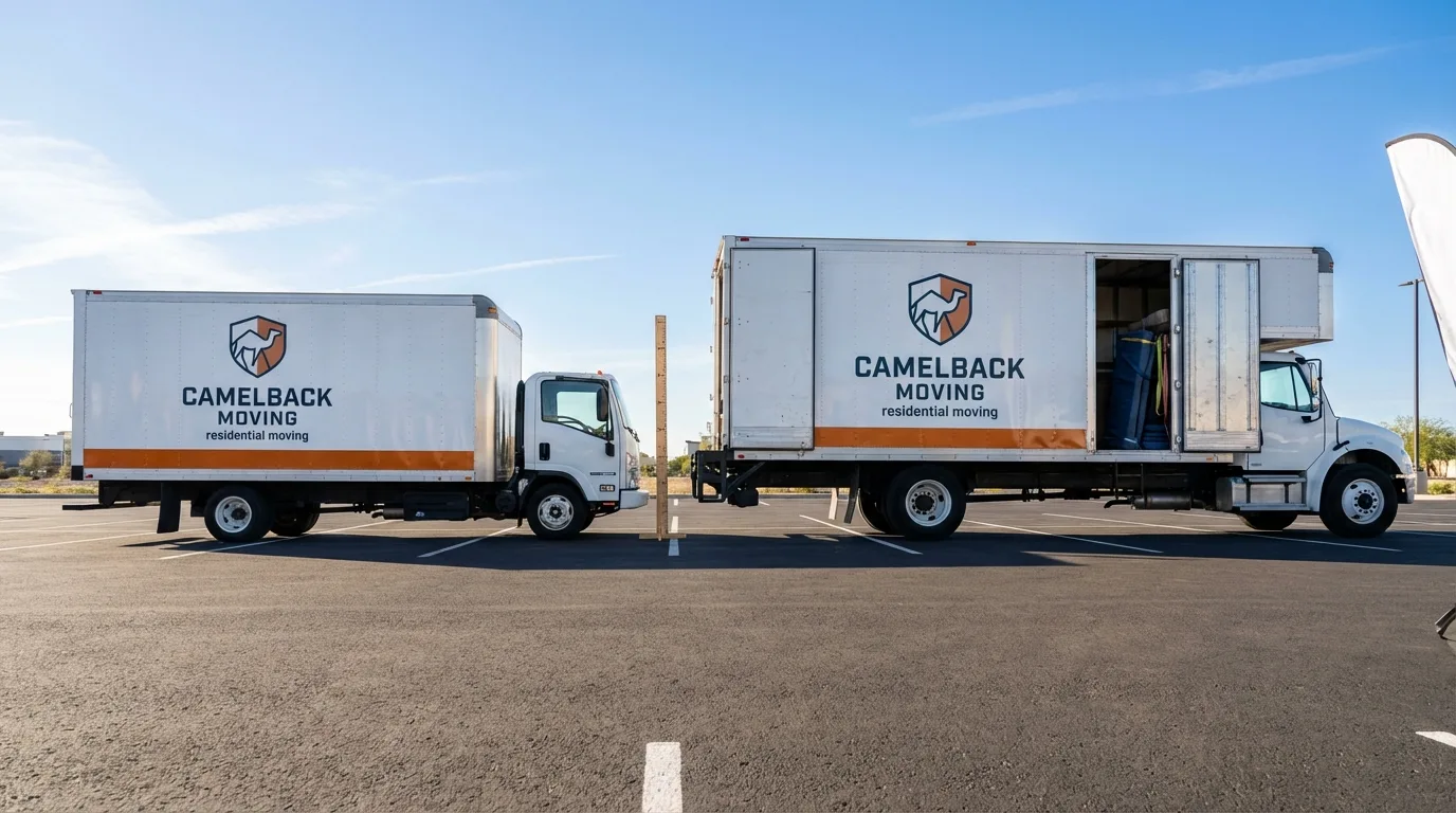 Moving truck size capacity guide in Paw Paw